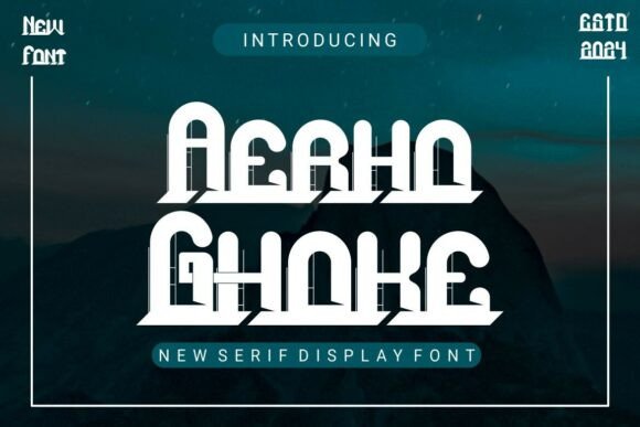 Aerho Ghoke: A Serif That Commands the Future