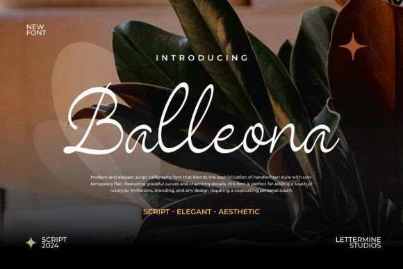 Balleona: The Script Font for Modern Elegance