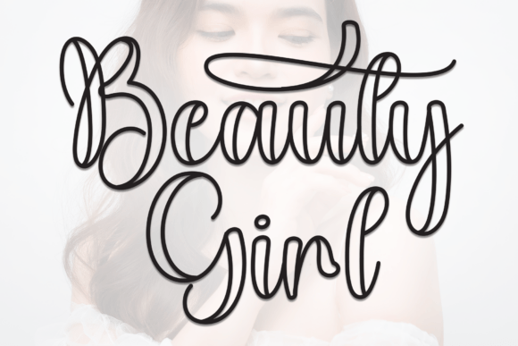 Beauty Girl Font: The Elegant Script for Your Designs
