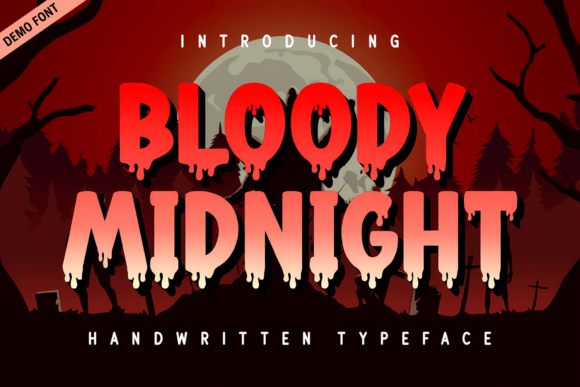 Bloody Midnight: The Typeface That Bleeds Horror
