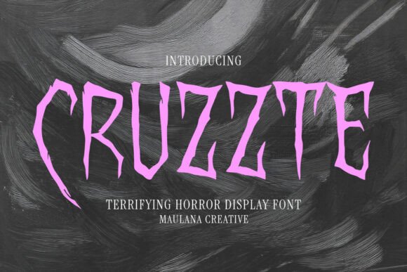 Cruzzte Font: The Chilling Typeface for Maximum Visual Impact