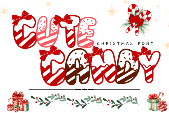 Cute Candy Font: Sweetening Your Holiday and Everyday Designs