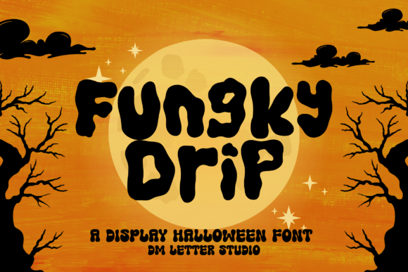 Embrace the Spooky Season with Fungky Drip Font