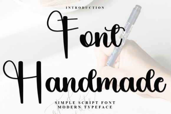 Font Handmade: A Modern Script for Authentic Branding
