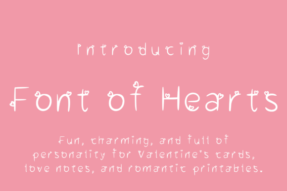 Font of Hearts: Weaving Romance into Every Design