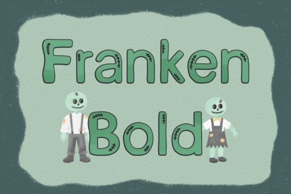 Franken Bold Font: The Spooky Display Typeface with Surprising Versatility