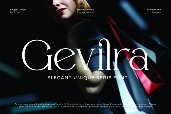 Gevilra Font: Where Timeless Sophistication Meets Modern Edge