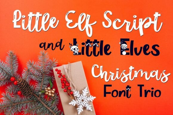Little Elf Trio Font: A Festive Family for Playful Designs