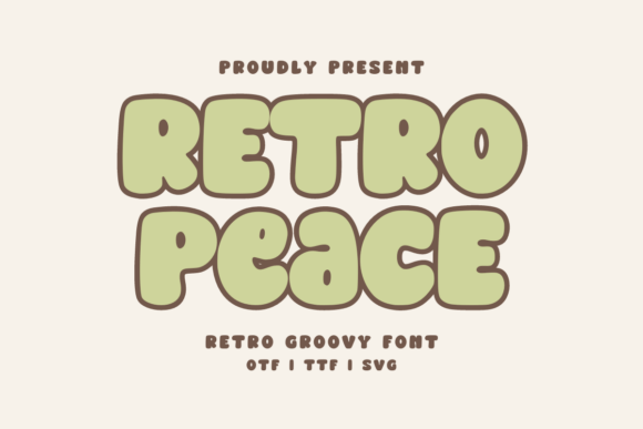Retro Peace Regular Font: A Groovy Addition to Your Design Toolkit