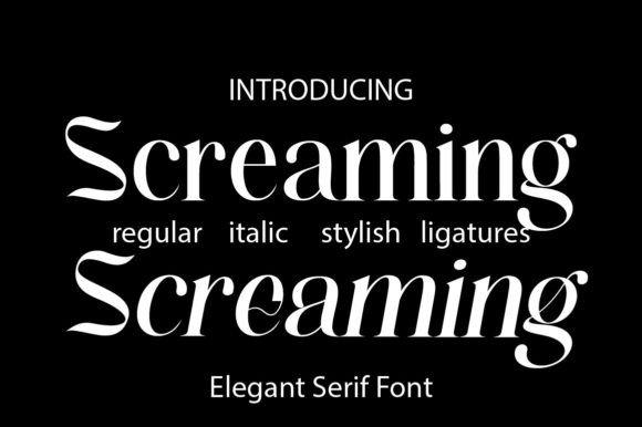 Screaming Font: The Bold Serif That Commands Attention