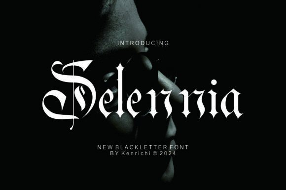 Selennia Font: Bold Blackletter for Modern Branding