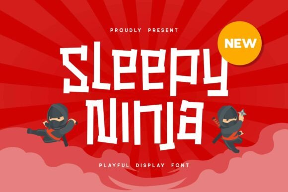 Sleepy Ninja: A Bold Typeface for Dynamic Branding