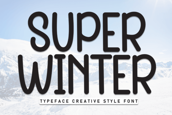 Super Winter Font: A Handwritten Touch for Any Design