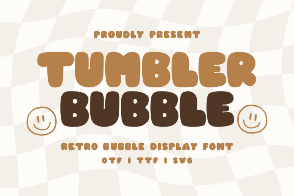 Tumbler Bubble: The Playful Font That Brings Designs to Life