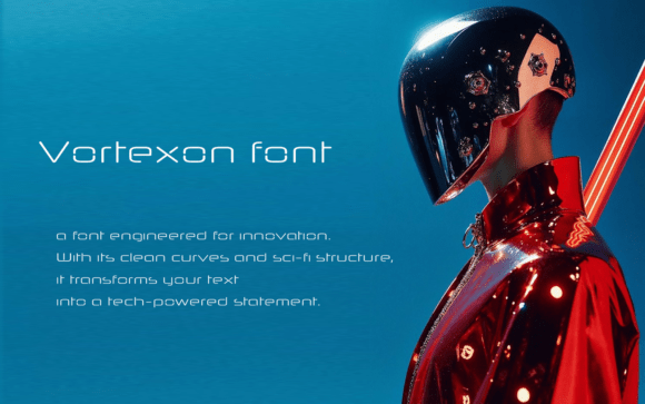 Vortexon: The Typeface That Codes Tomorrow's Aesthetic Today