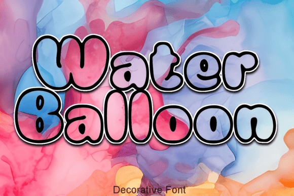 Water Balloon Font: Injecting Playful Energy into Your Projects