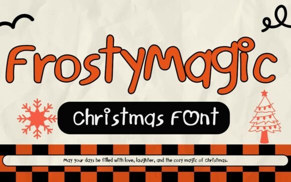 Wrap Your Words in Holiday Cheer with Frosty Magic Font